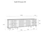 Тумба ТВ Рандеву 24 Белый - Тумба ТВ Рандеву 24 Белый